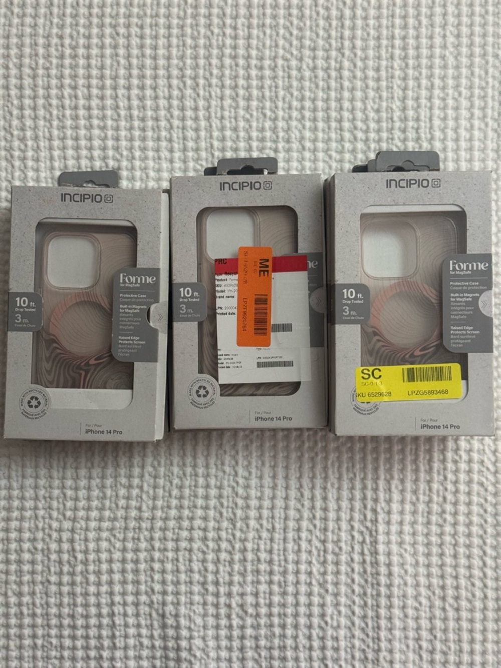 Lot of 7 New INCIPIO phone cases for iPhone 14 Pro. Open box but brand new